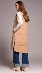 Zip Front Quilted Vest