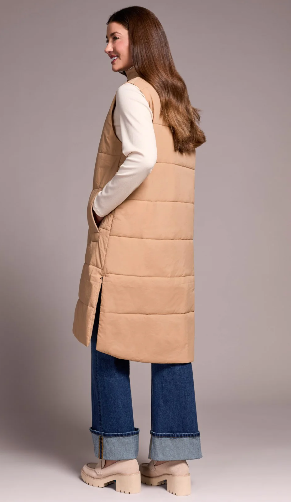 Zip Front Quilted Vest