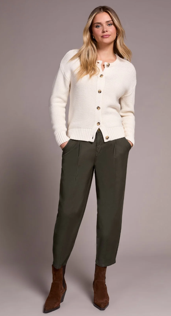 Btn Front Swtr Cardigan